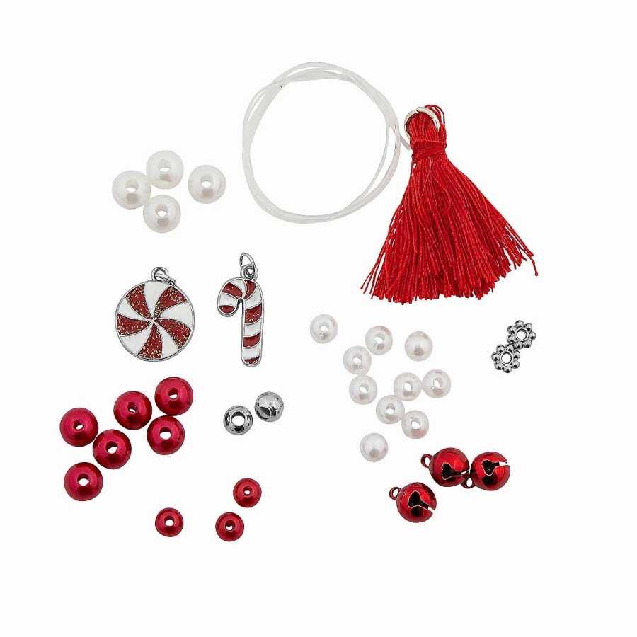 * | Christmas Charm Bracelet With Tassel Craft Kit Makes 12