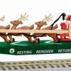 * | American Flyer 6-48571 S Scale Christmas Flatcar W/Santa'S Sleigh & Reindeer