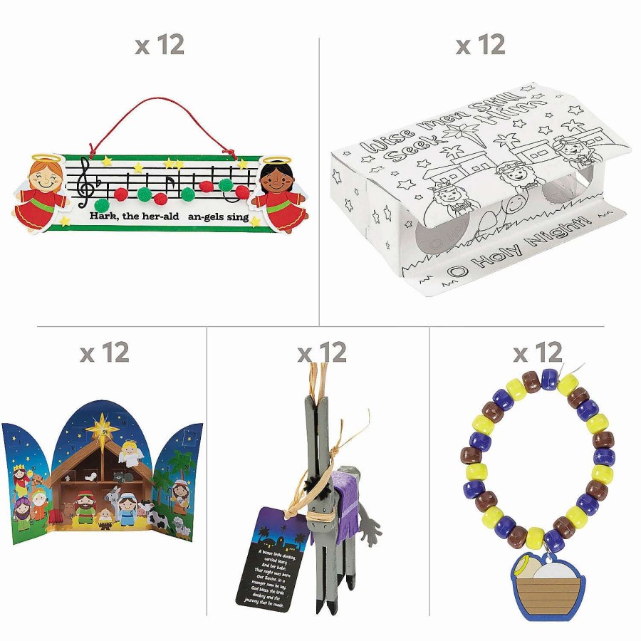 * | The Story Of Christmas Craft Assortment For 12