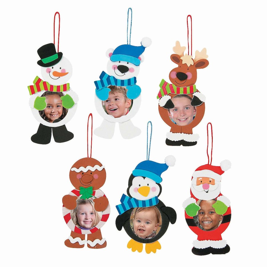 * | Christmas Character Picture Frame Ornament Craft Kit Makes 12