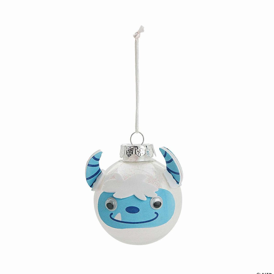 * | Yeti Christmas Bulb Ornament Craft Kit Makes 12