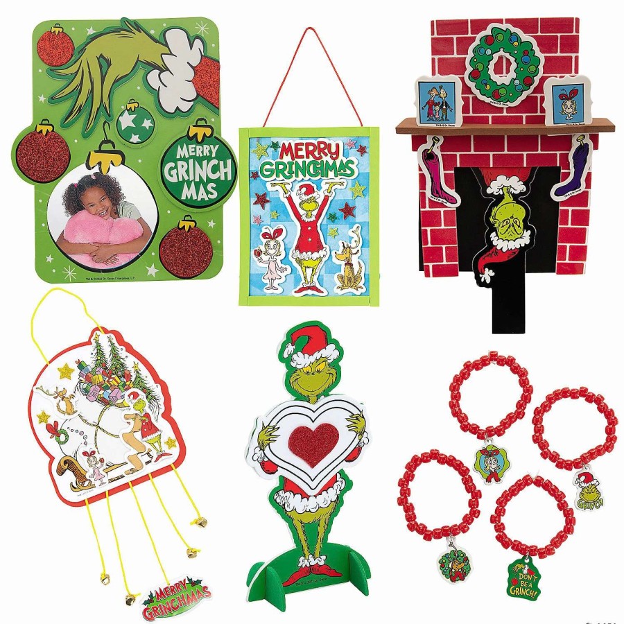 * | Dr. Seuss The Grinch Christmas Craft Kit Assortment Makes 144