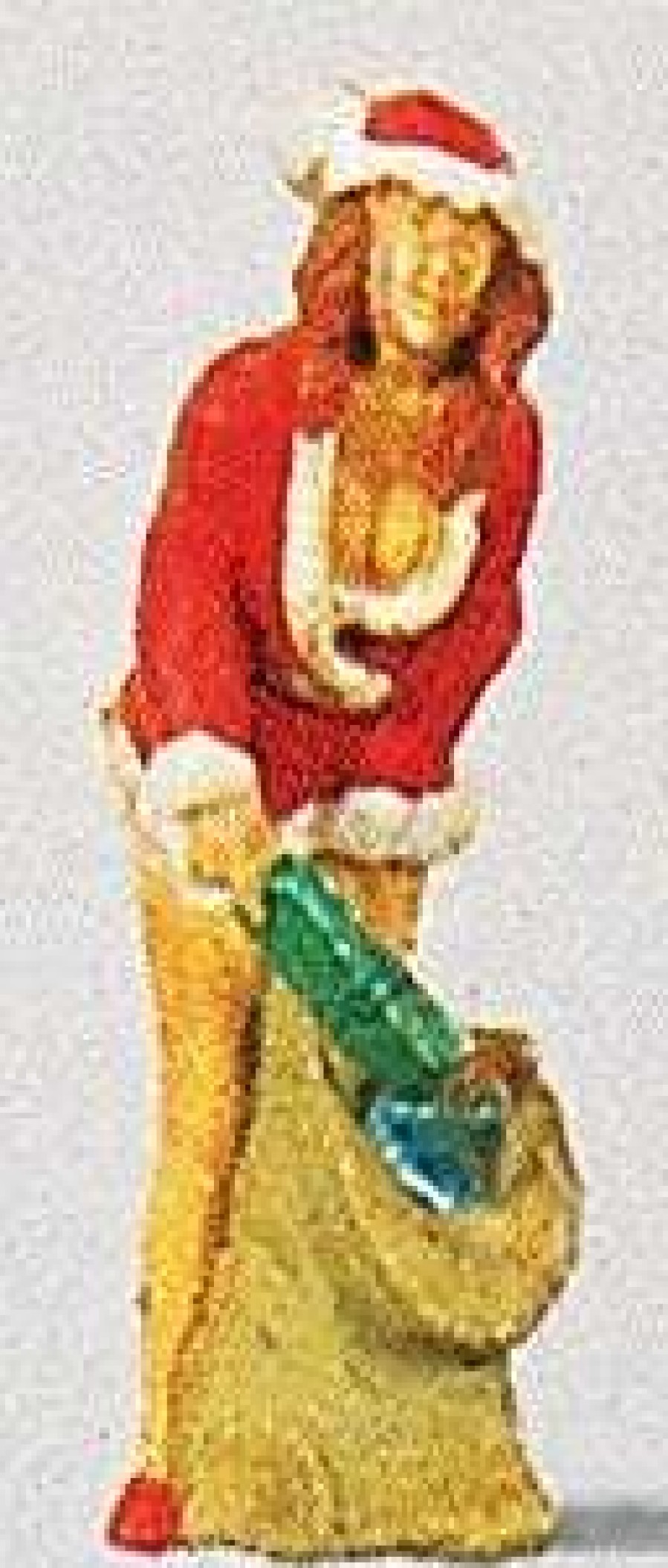 * | Preiser 29028 Ho Christmas Girl Figure With Sack Of Gifts