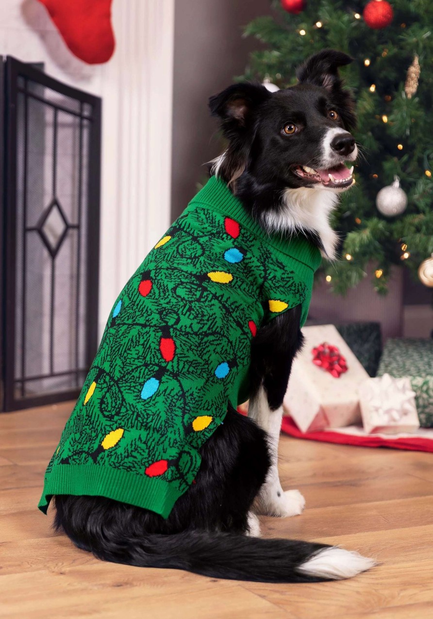 * | Christmas Tree Sweater For Dogs