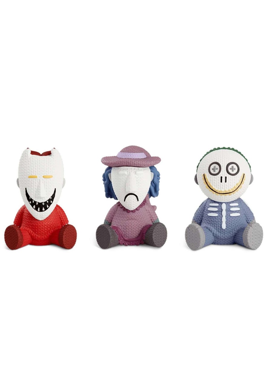 * | Handmade By Robots Nightmare Before Christmas Glow In The Dark Lock, Shock & Barrel Figure Set