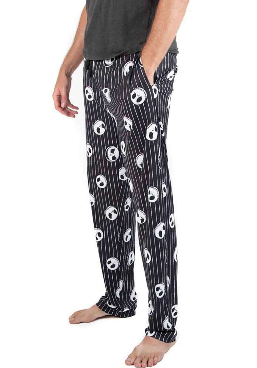 * | Nightmare Before Christmas Jack Pin Stripe Sleep Pants For Adults