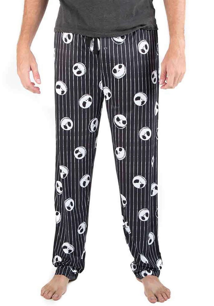 * | Nightmare Before Christmas Jack Pin Stripe Sleep Pants For Adults