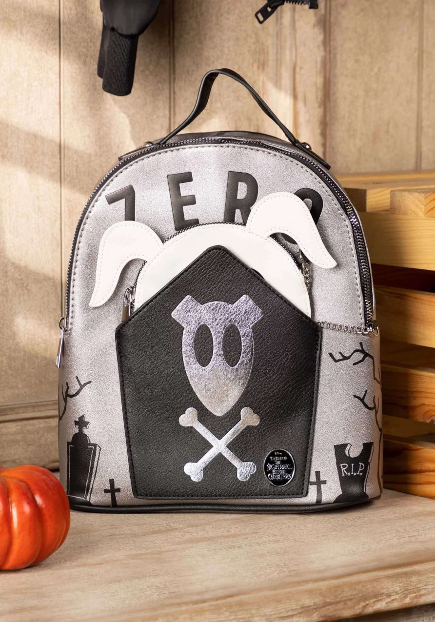 * | The Nightmare Before Christmas Zero Attached Zip Pouch Mini Backpack