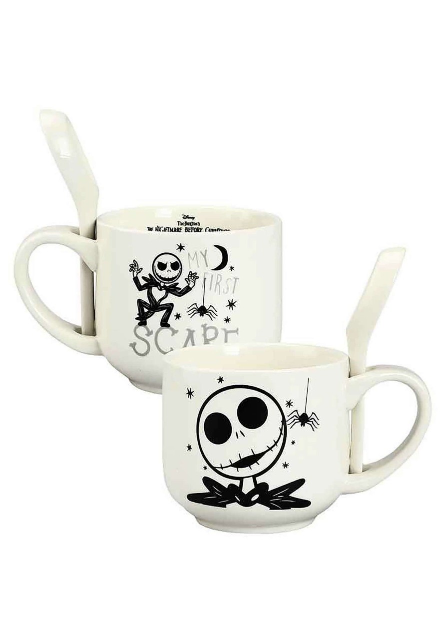 * | The Nightmare Before Christmas Jack Ceramic Soup Mug With Spoon