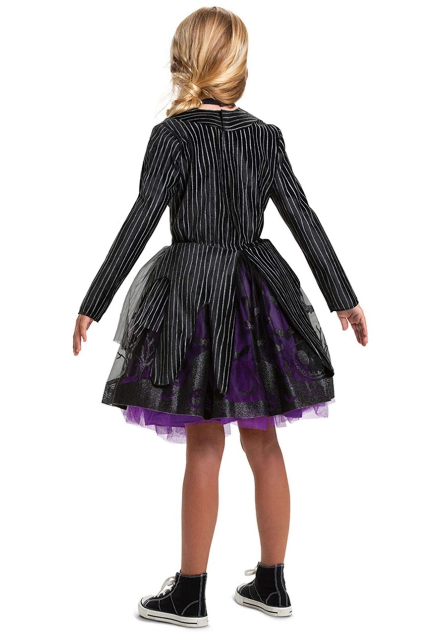 * | Tim Burton Nightmare Before Christmas Girls Jack Skellington Costume