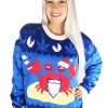 * | Ugly Christmas Sweater Featuring Mistah Sandy Claws Crab