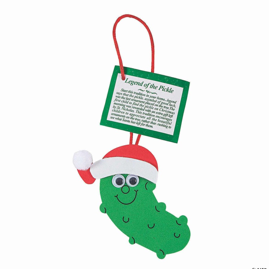 * | Legend Of The Pickle Christmas Ornament Craft Kit Makes 12