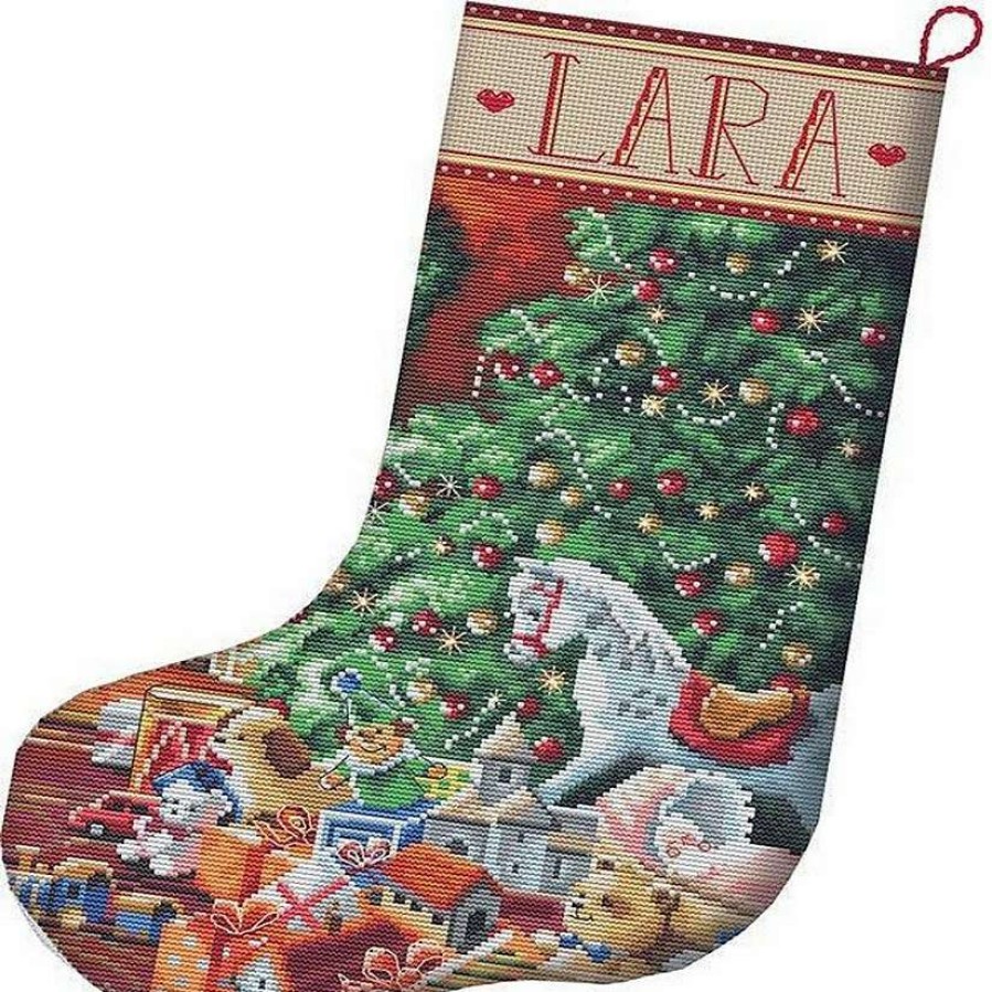 * | Letistitch Counted Cross Stitch Kit Cozy Christmas Stocking L8010