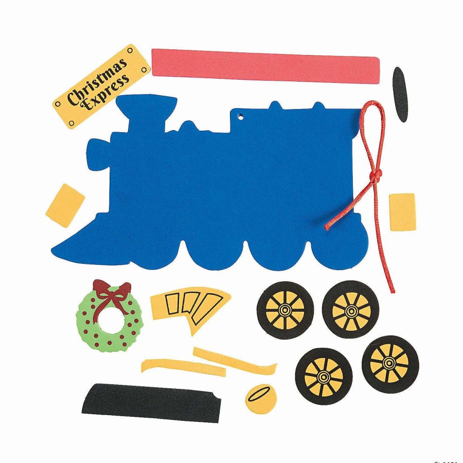 * | Christmas Train Ornament Craft Kit Makes 12