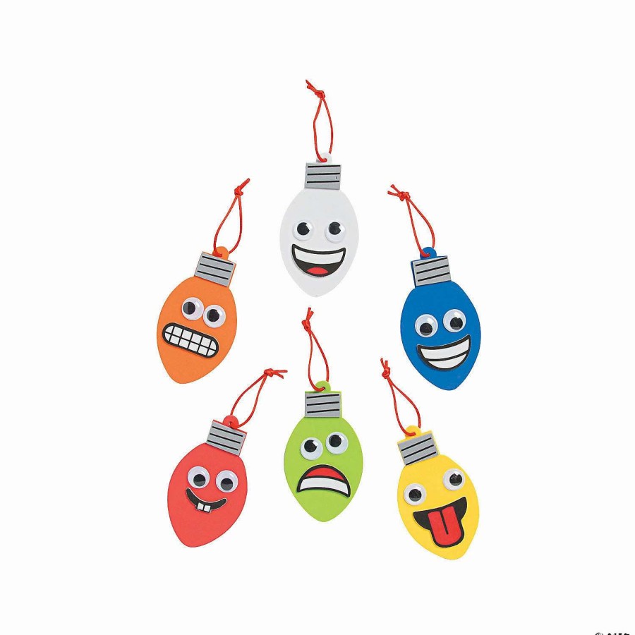 * | Goofy Christmas Light Ornament Craft Kit Makes 24