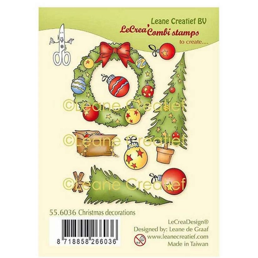 * | Leane Creatief Lecreadesign Combi Clear Stamp Christmas Decorations