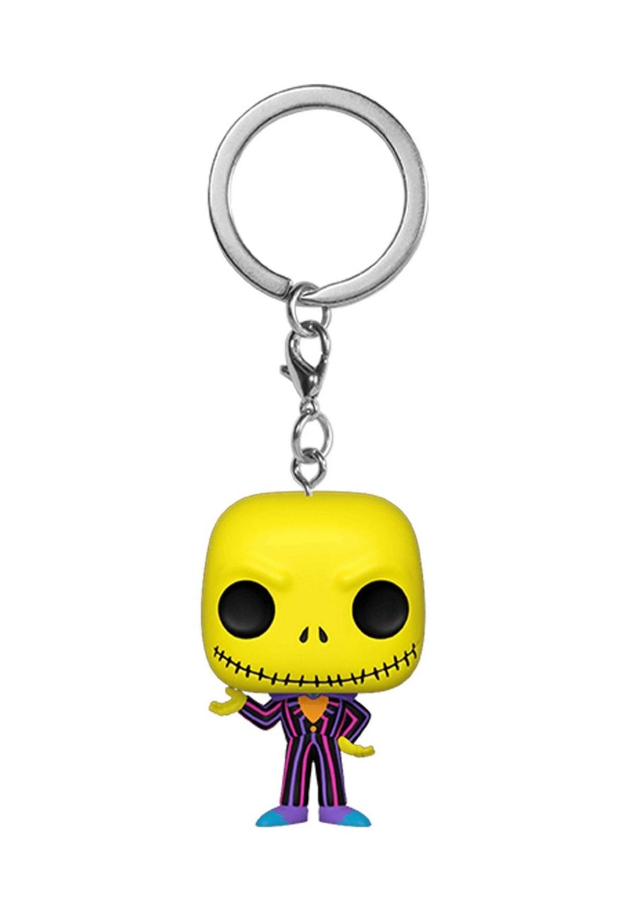 * | Funko Pop! Keychain: Nightmare Before Christmas- Black Light Jack Vinyl Figure