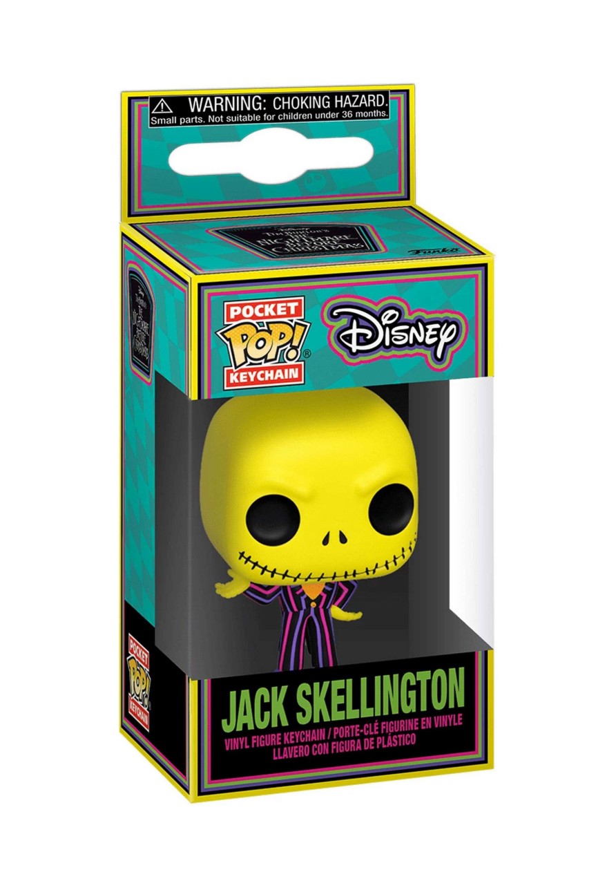 * | Funko Pop! Keychain: Nightmare Before Christmas- Black Light Jack Vinyl Figure