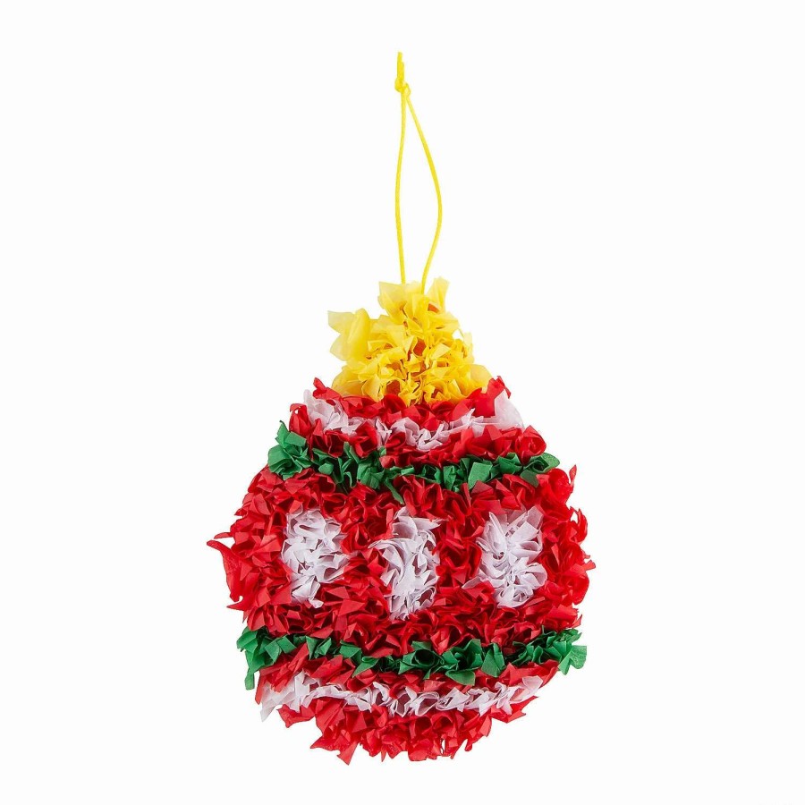 * | Tissue Paper Christmas Ornament Craft Kit- Makes 12