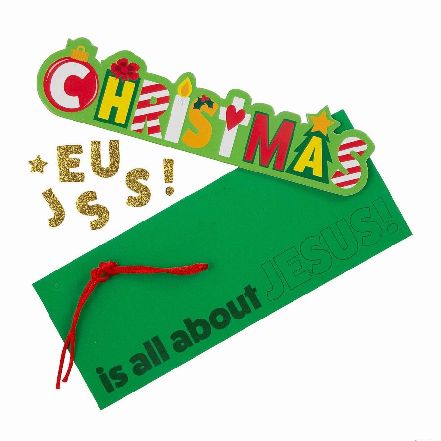 * | Christmas Is All About Jesus Sign Craft Kit Makes 12.